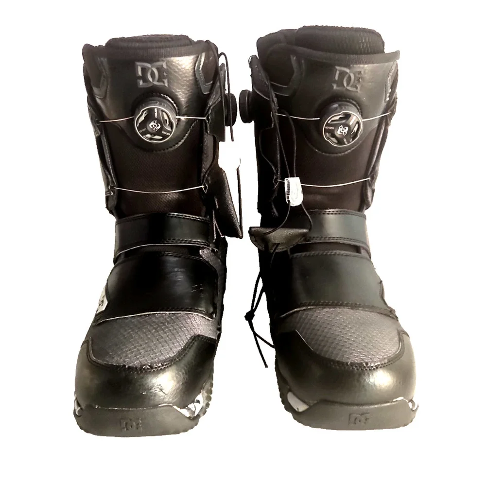 DC Judge 2013 Mens Boots US 10 Black Double Boa Skiing Snowboarding Boots 303452